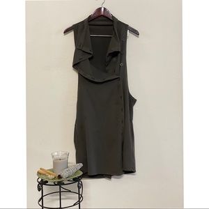 Trench coat style cardigan